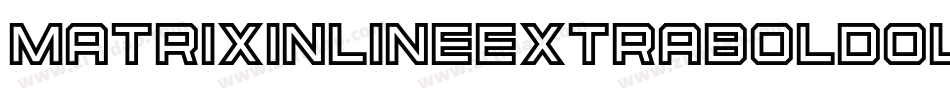 MatrixInlineExtraBoldOldstyle Bold字体转换
